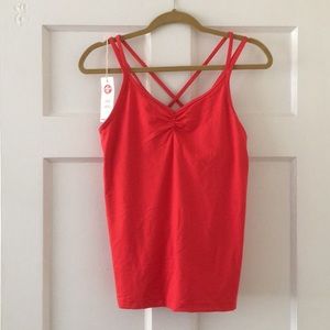 Manduka New Cross Strap Cami Red